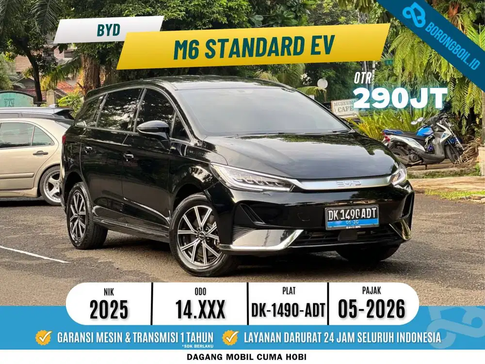 BYD M6 Standard 2025 Listrik
