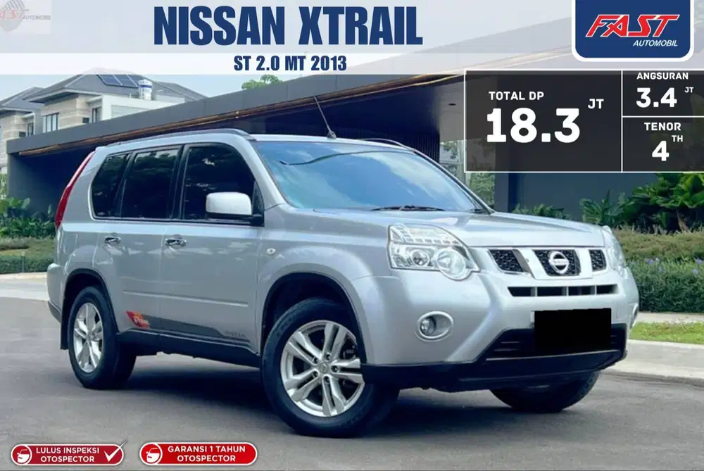 NISSAN XTRAIL ST 2.0 MT 2013 KM.99RB & PAJAK PANJANG
