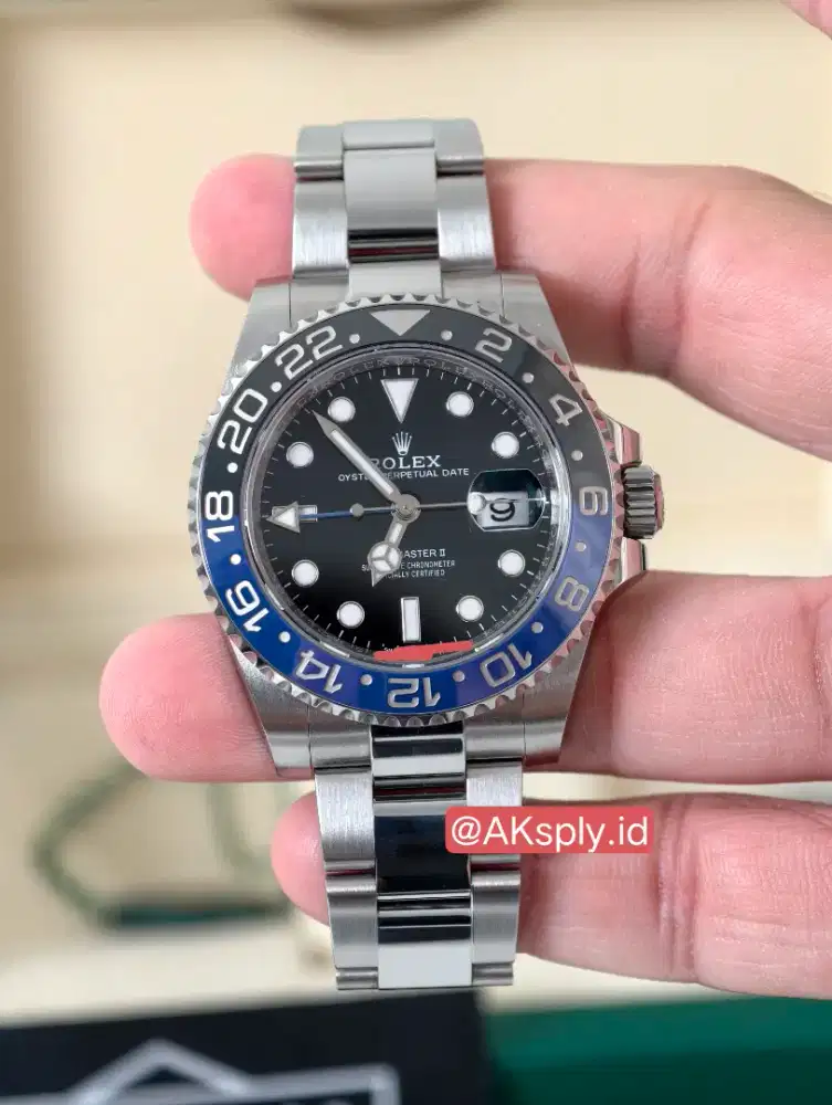 Rolex GMT Master II Batman 126710BLNR tahun 2023