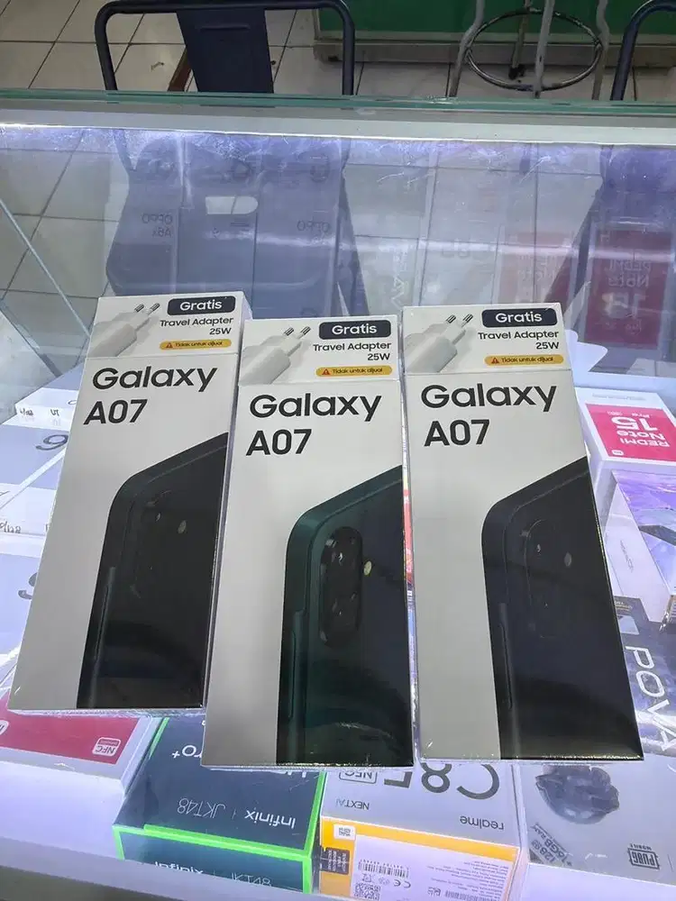 Free tamperglass SAMSUNG A07 4+4/64 NEW