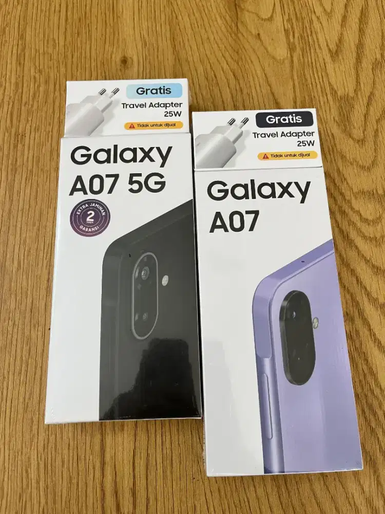 Samsung A07 5G 6/128 GB New Segel Garansi Resmi SEIN 12 Bulan