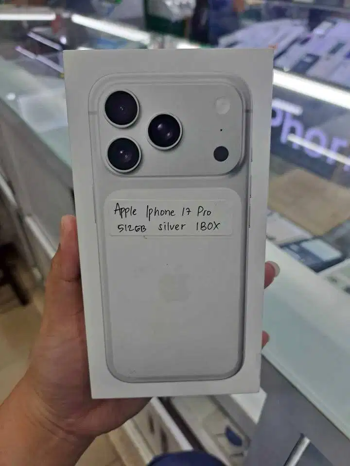 IPhone 17 Pro 512GB Silver New BNIB Garansi IBox