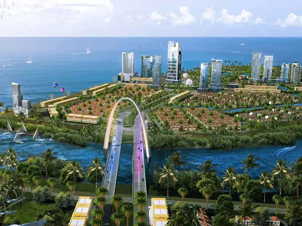 PIK GOLF ISLAND, RUMAH BERKAH DIJUAL BANGUNAN 3 LANTAI, LUAS 5*17, 8m2