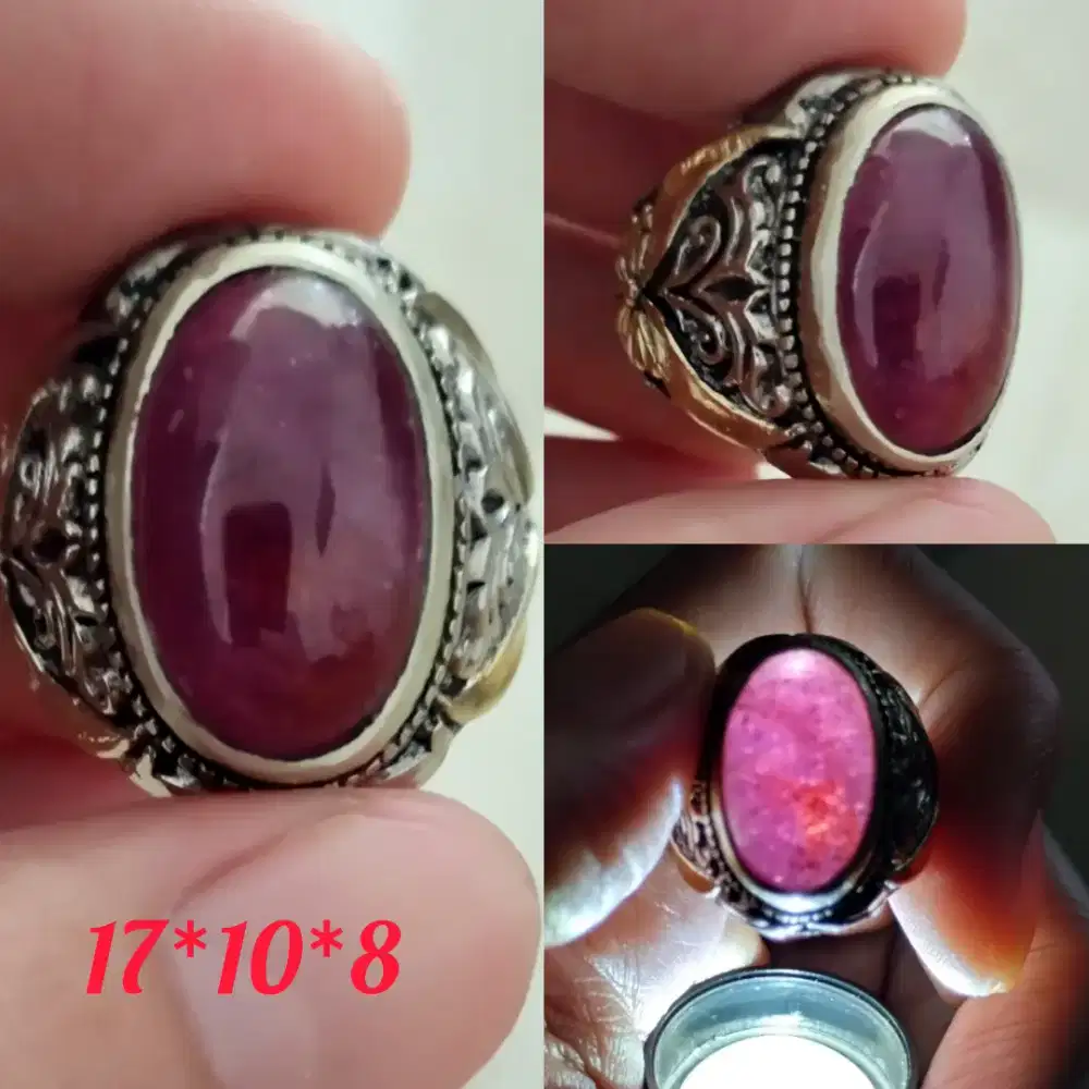 Ruby madagascar merahnya cakep bgt