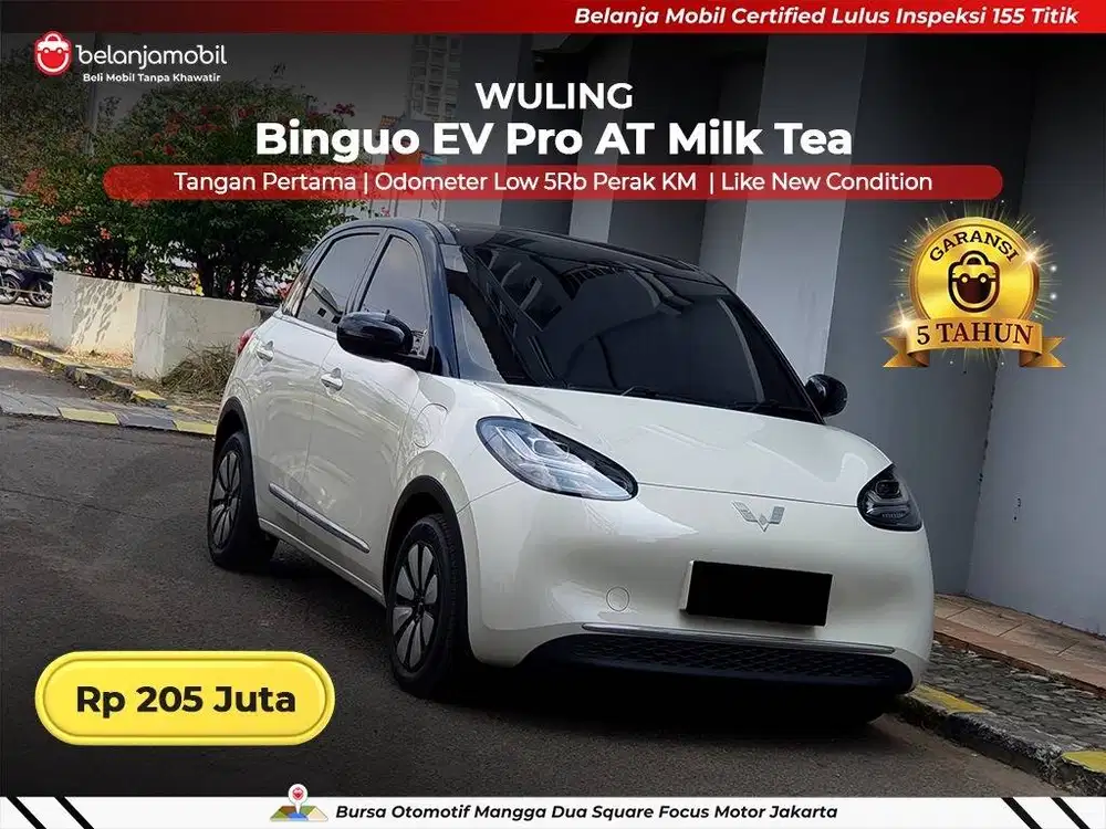 [ LOW KM 5RB ] Wuling Binguo EV Pro AT 2025/2026