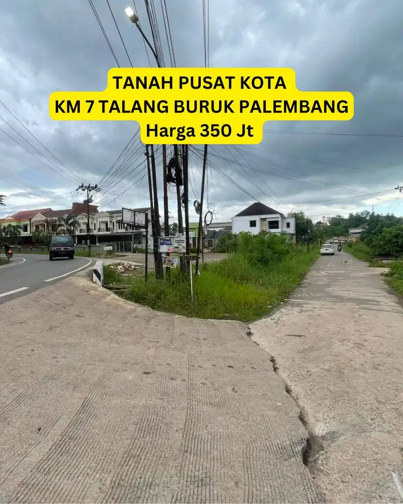 Tanah Kavling KM 7 SHM Lokasi Berkembang Cocok Bangun Rumah