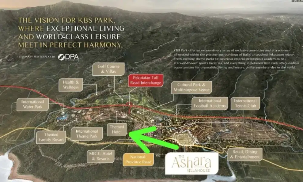 Tanah super STRATEGIS dekat KBS Park, Pekutatan
