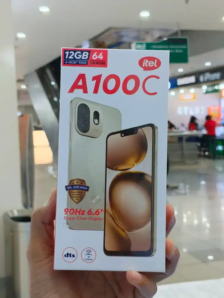 ITEL A100C RAM 3GB+5GB/64GB | BARANG BARU SEGEL BISA COD