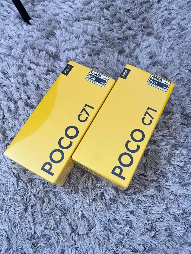 Poco C71 4/128 GB New Segel Garansi Resmi 15 Bulan Norepack