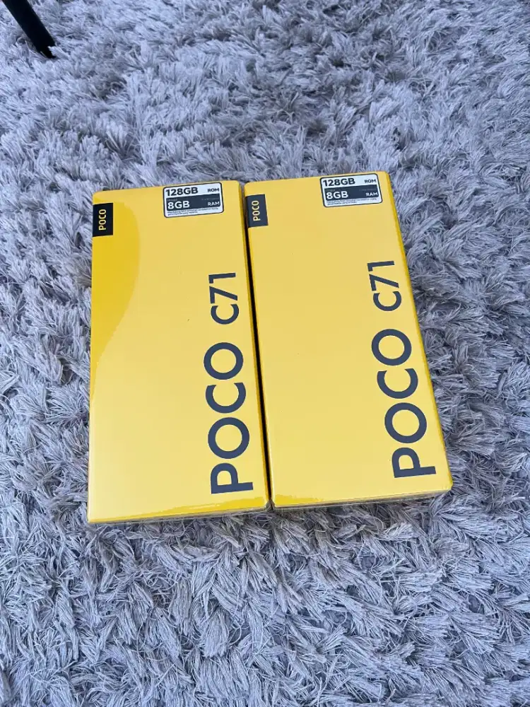 Poco C71 4/128 GB New Segel Garansi Resmi 15 Bulan Termurah