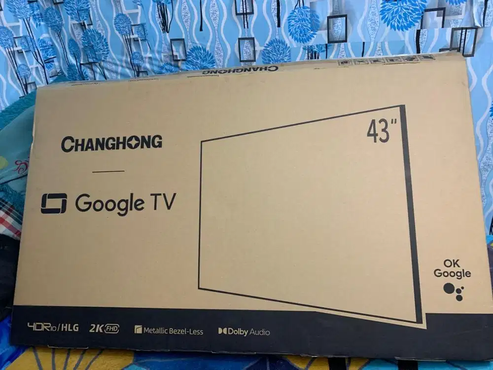 Gogle tv changhong 43 inchi baru