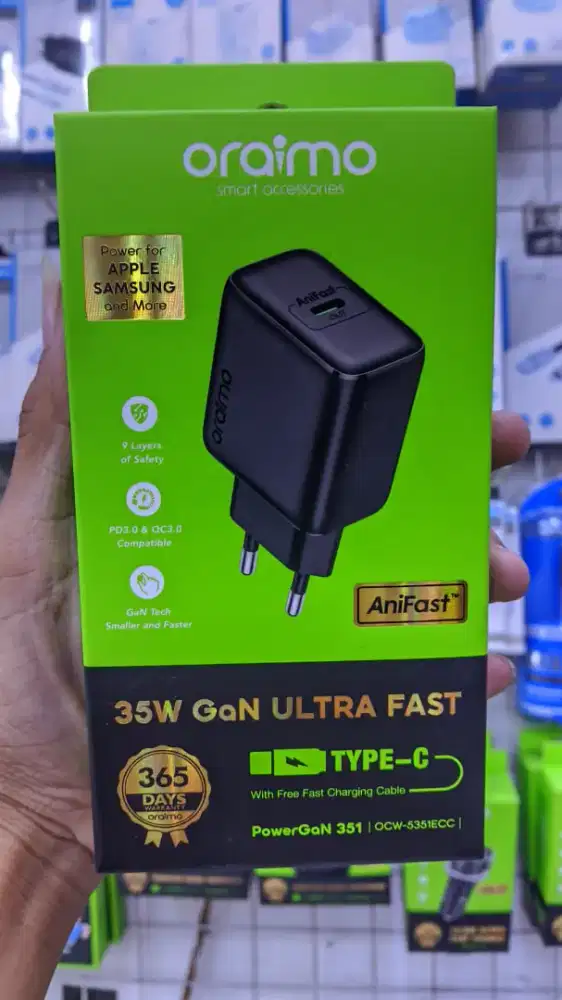 TRAVEL CHARGER TYPE-C TO TYPE-C ORAIMO OCW-5351E