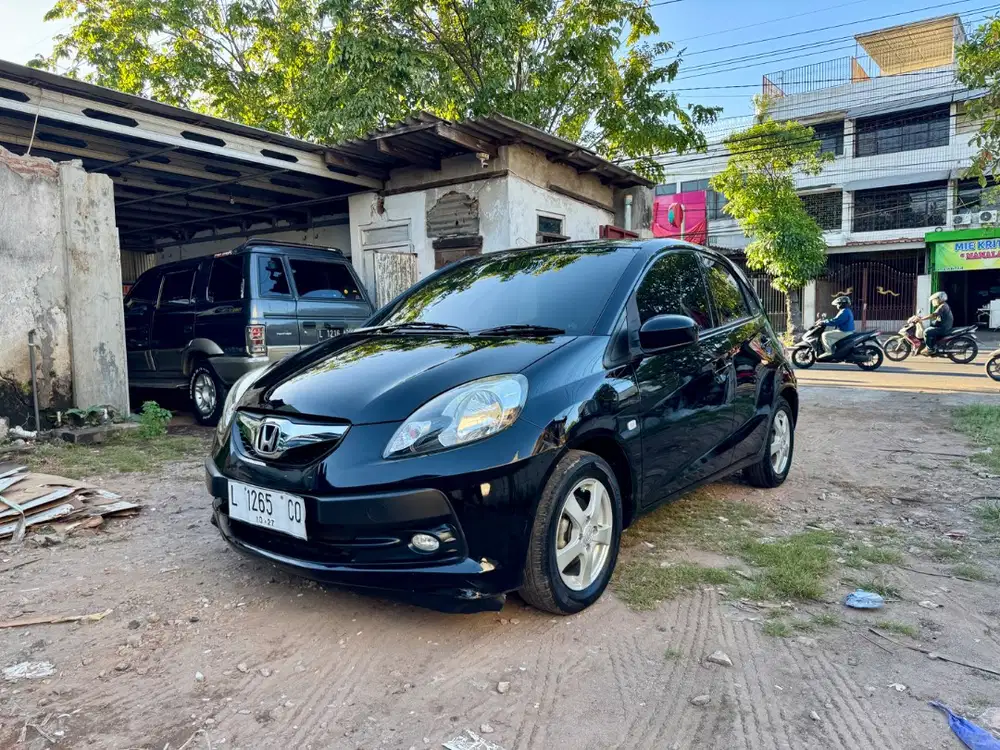 Honda Brio E 1.2 AT 2014 Hitam Km65rb