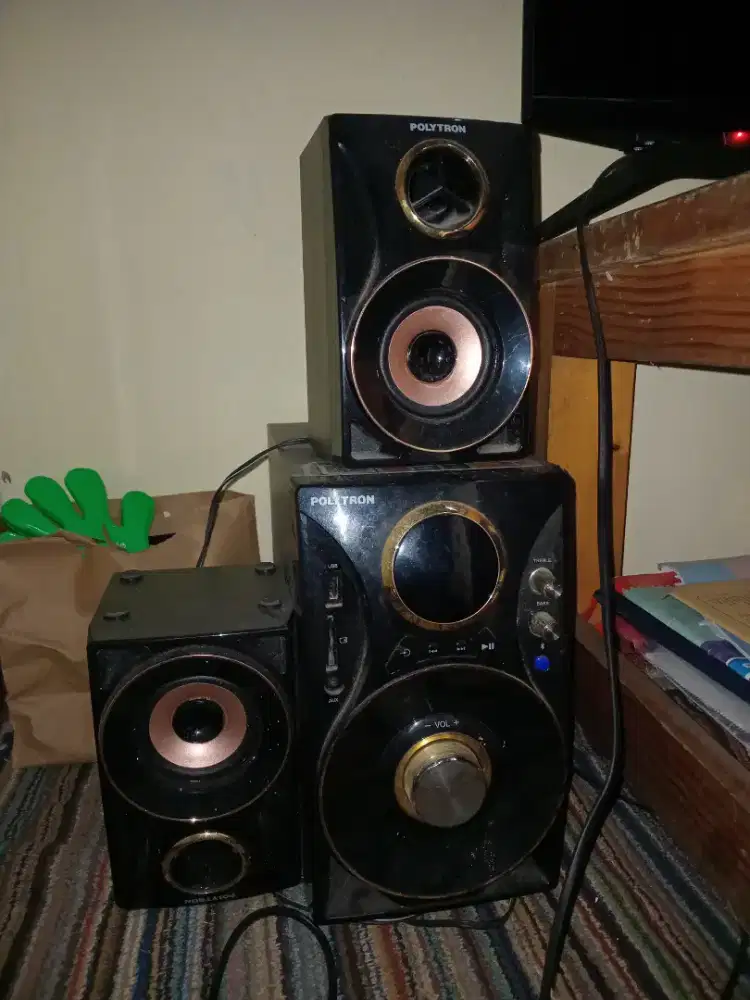 Speaker Polytron PMA Series 2.1 Bass Mantap Normal