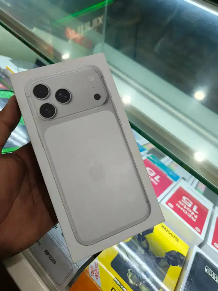 New iphone 17 pro max 256gb iBox silver garansi resmi 1 tahun ibox