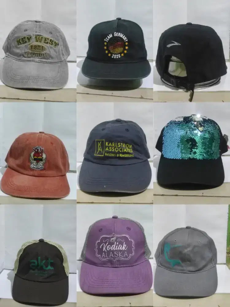 Topi dewasa bekas