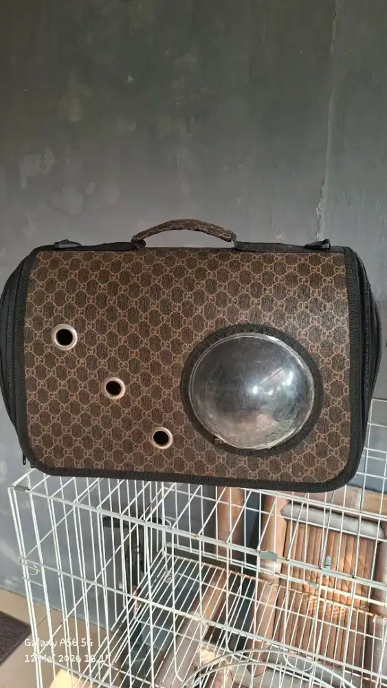 Tas kucing 2 in 1 /tas kucung gendong/tas kucing slempang
