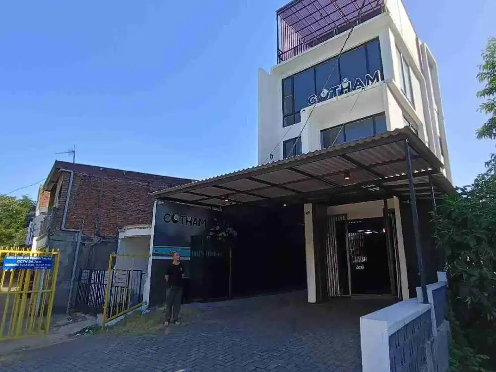 Jual/Sewa Ruko 4LT, Nol Jalan Raya Merr, ex Cafe Billiard, FullFunish & interior