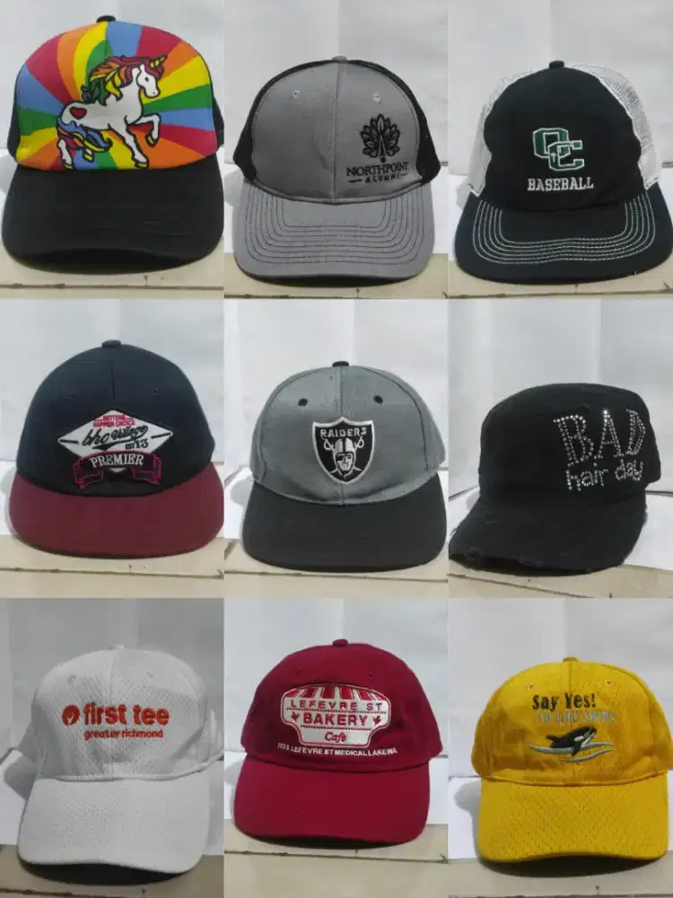 Topi dewasa bekas