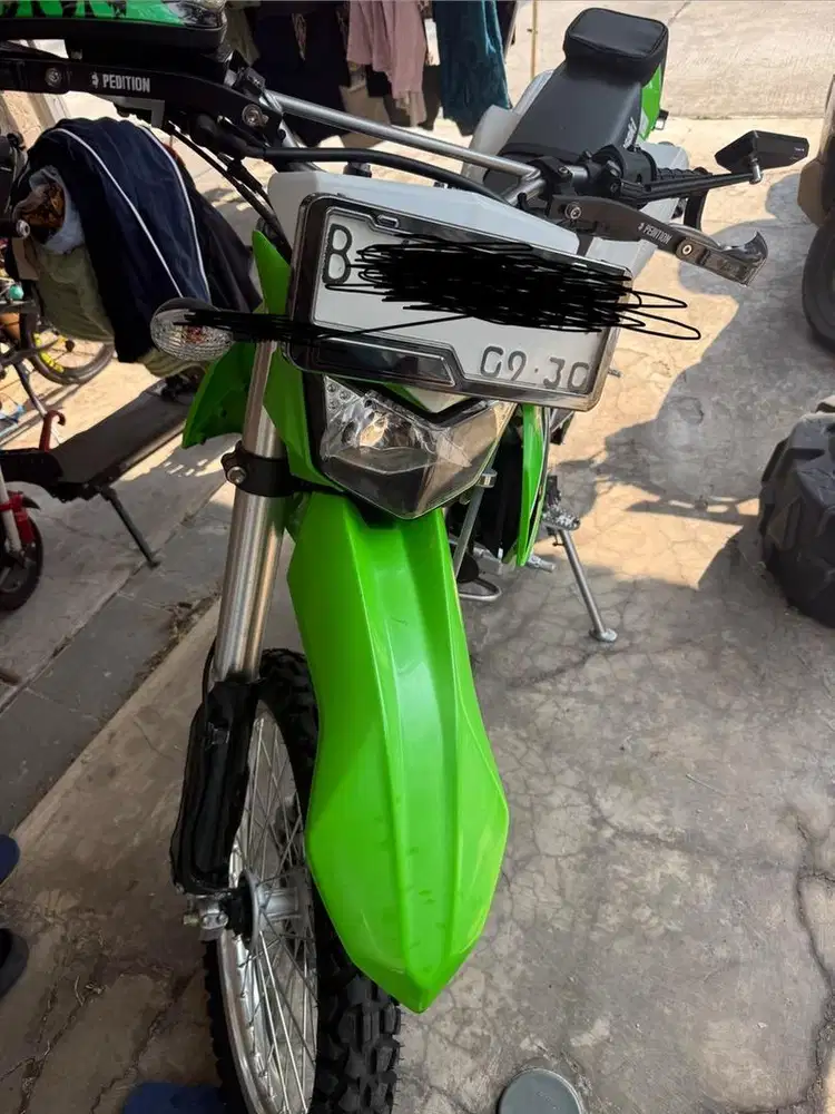 KLX 250 Trail Hijau Putih
