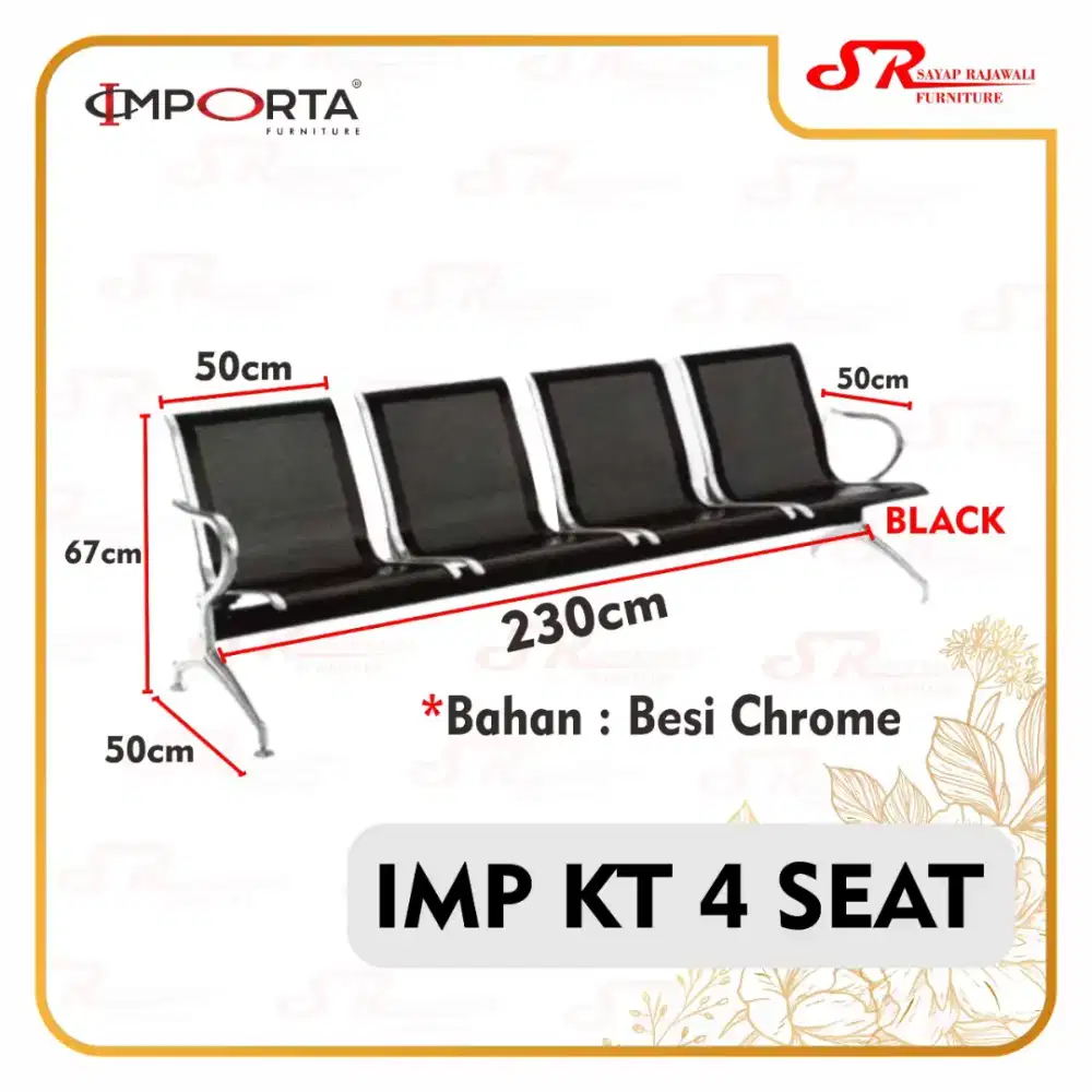 Kursi Tunggu Importa 4seat Murah Area Jogja (dwi)