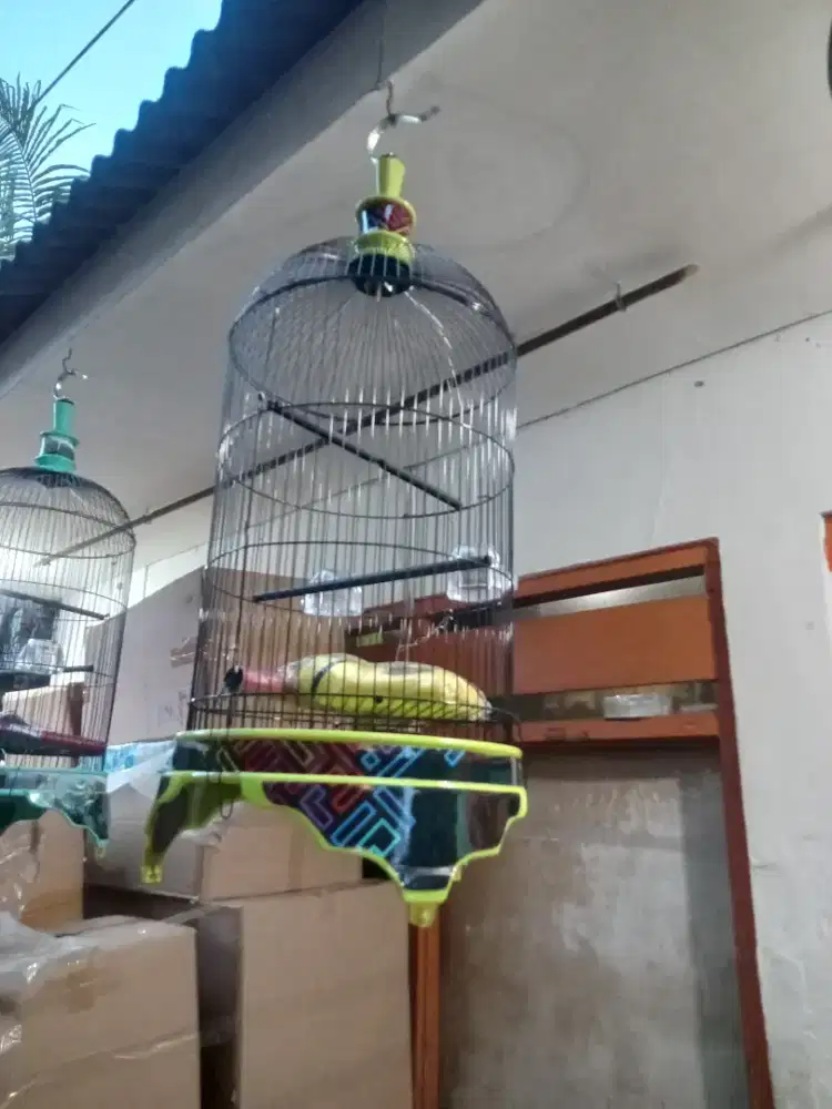 Kandang love bird decal full acecoris