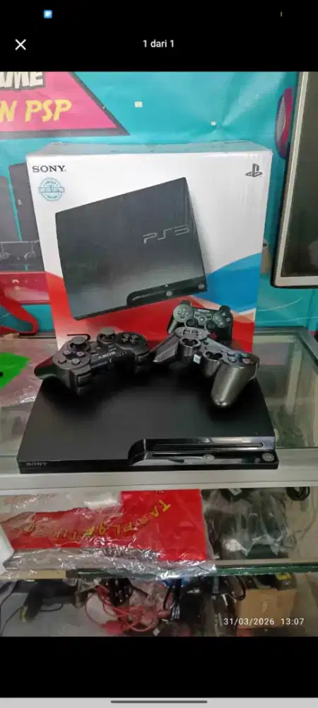 PS3 slim hardisk 250gb full game fullset bola gembox winter 2026