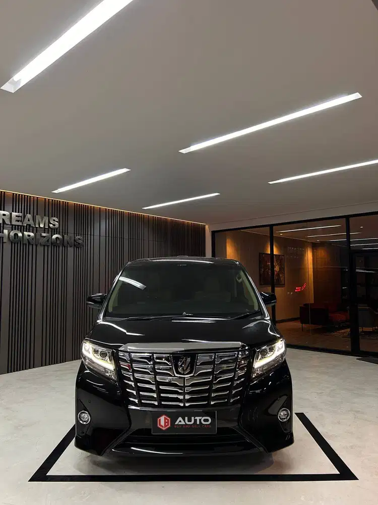 Toyota Alphard 2.5 G ATPM 2018 Hitam Km19rb B2409UFV Nik 2017