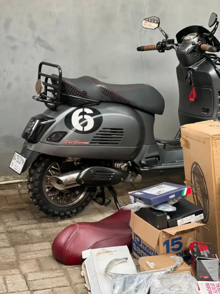 ( Modif 120 jt ) Vespa GTV Sei Giorni II KM 3900 Perak