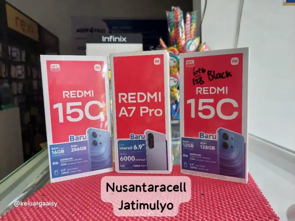 Redmi 15C 6/128 & 8/256