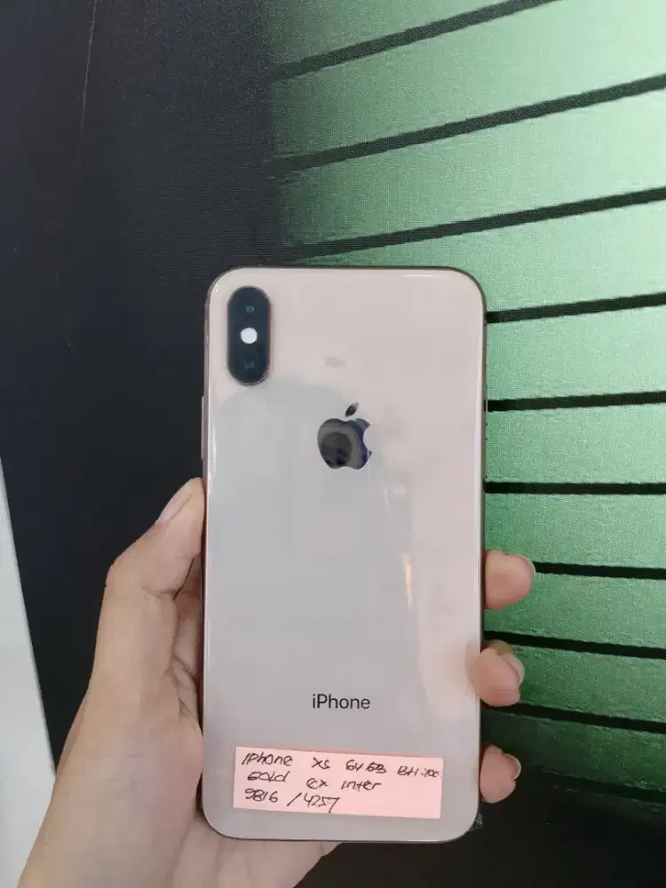 Second iphone Xs 64gb Gold permanen