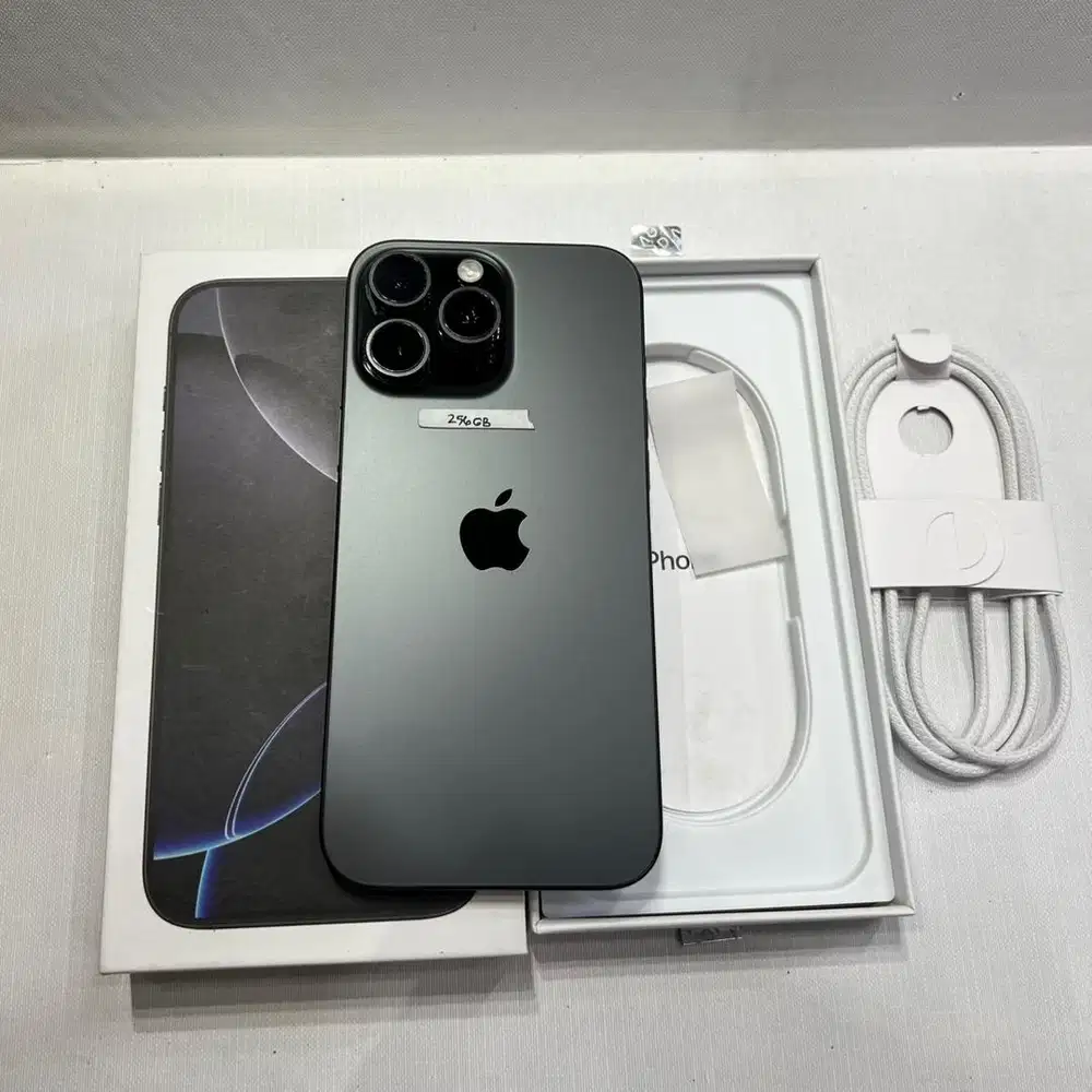 iphone 16 promax 256gb inter allop mulus fullset bergaransi no minus