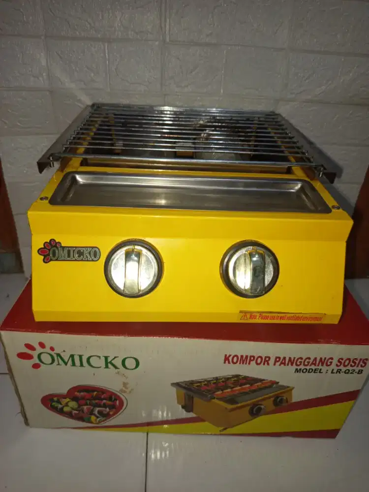 Kompor Panggang Sosis Omicko 2 tungku