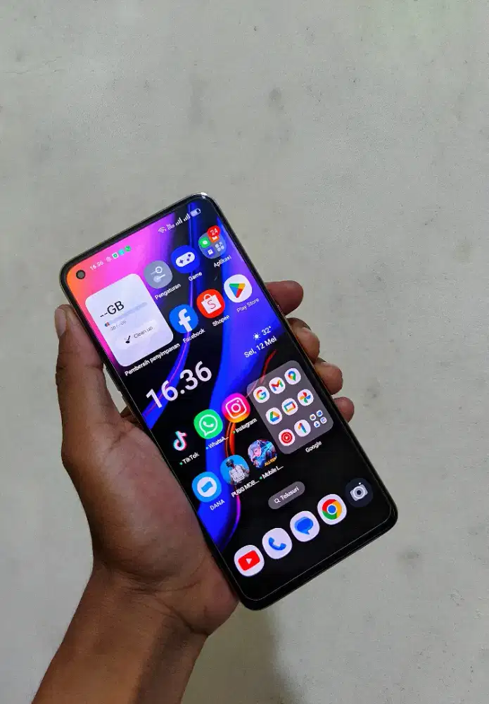 Opo reno 8t mulus terawat siap pakai Ram 8+8/256gb