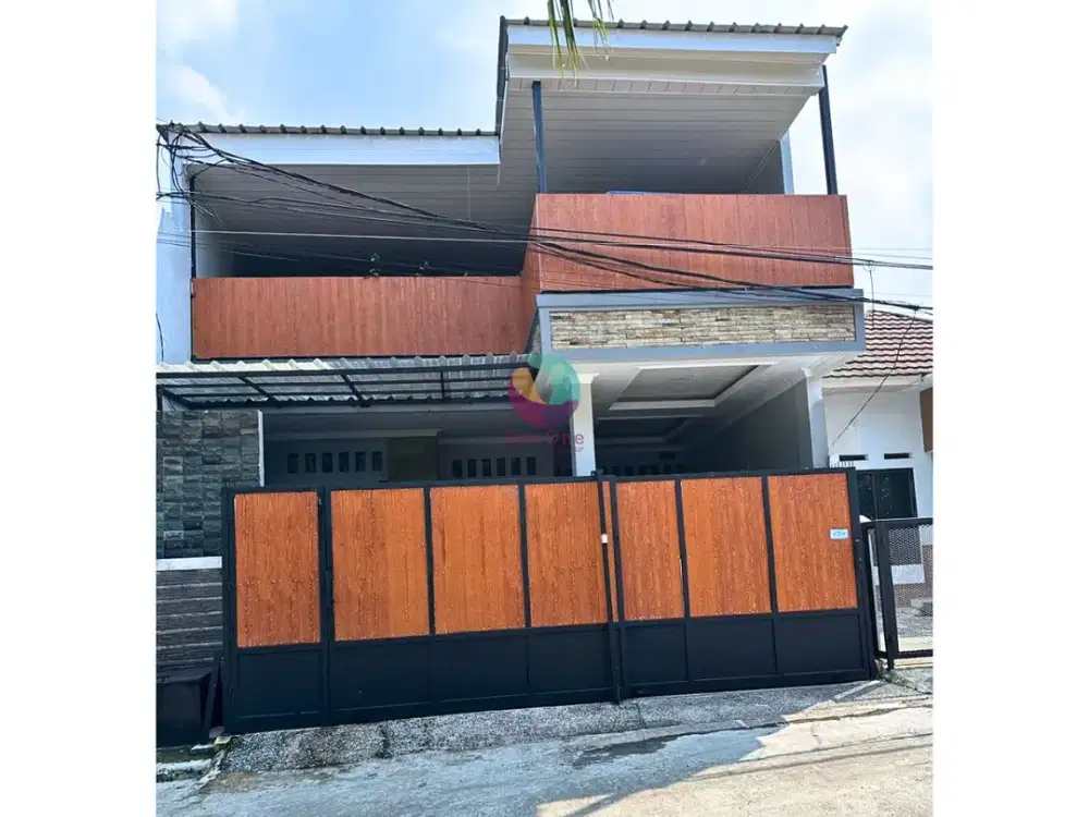 Dijual Rumah SHM Fasad Kayu Modern Di Limus Pratama Cileungsi