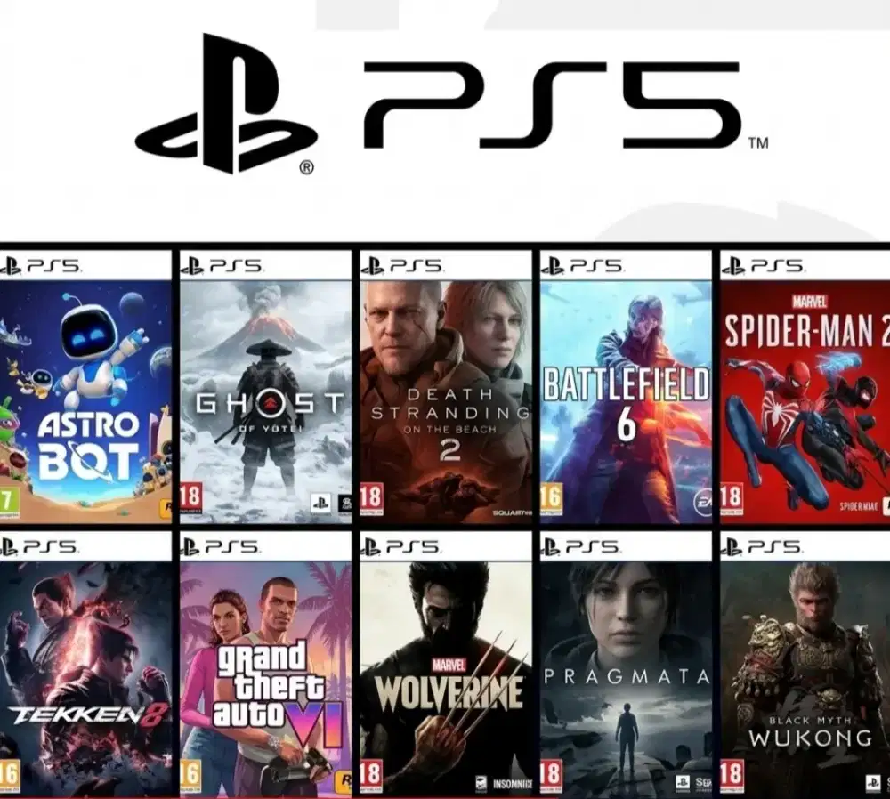 ISI GAME PS2 PS3 PS4 PS5 PC LAPTOP BEKASI TAMBUN
