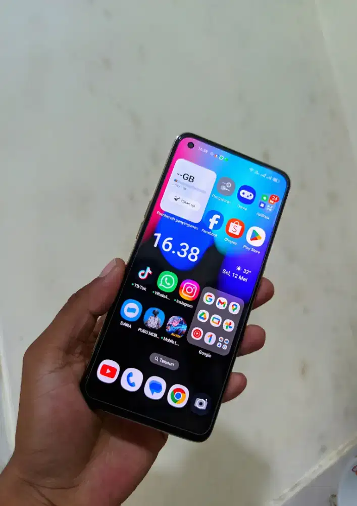 Opo reno 8t mulus terawat siap pakai Ram 8+8/256gb