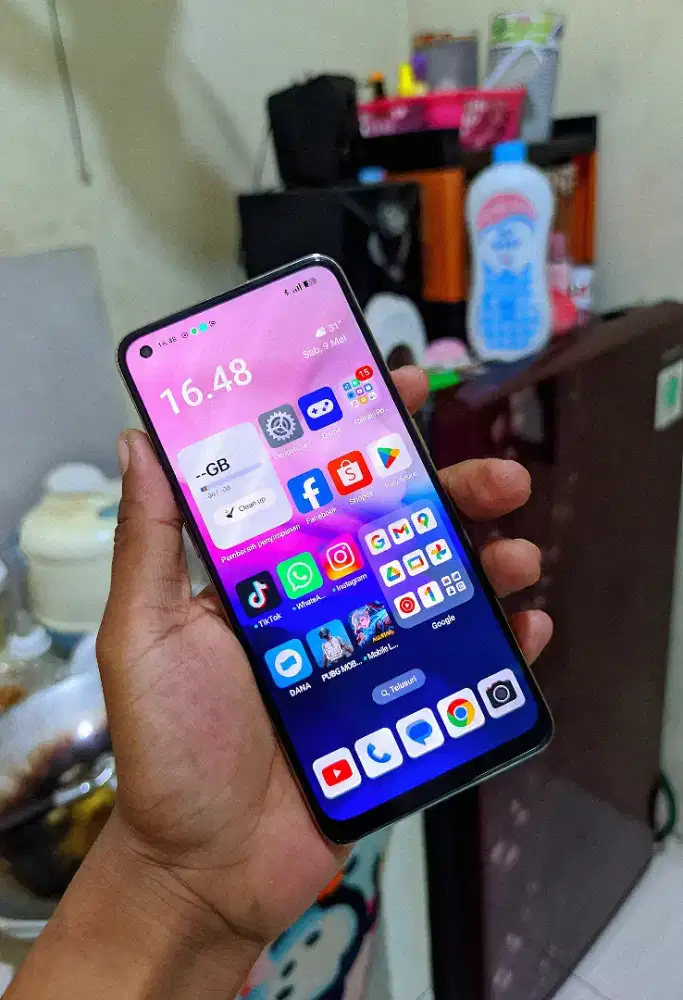 Opo reno 8t mulus terawat siap pakai Ram 8+8/256gb