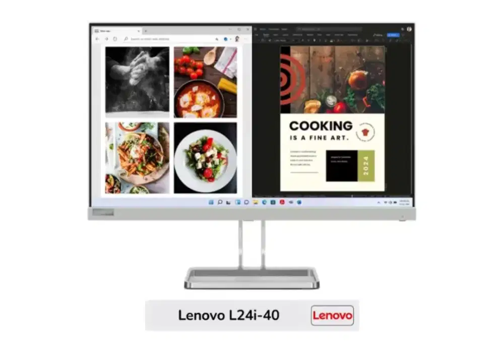 Monitor Lenovo 14 inch + Bracket (1jt Nego)