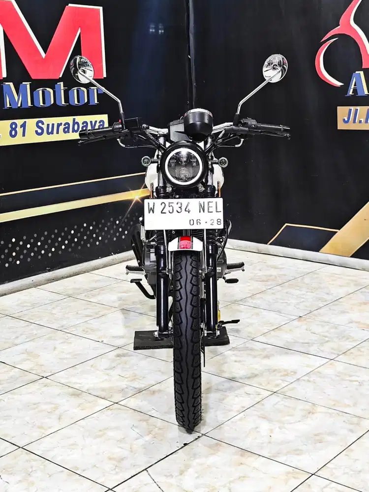 Benelli Motobi 152 TH 2023 odo 870 perak motor berkwalitas