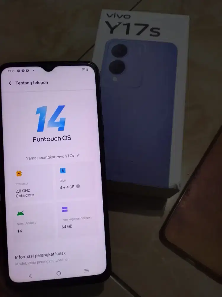 Vivo y17s 4/64  forest green