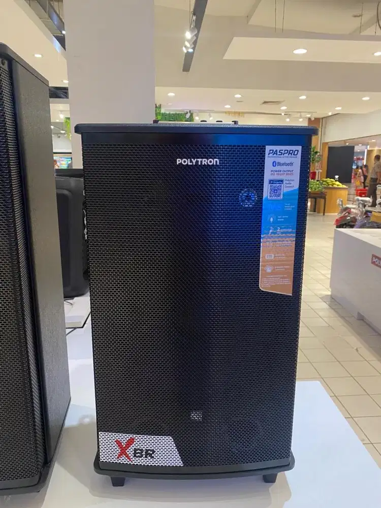 Speaker POLYTRON Trolley 80Watt + 2 Mic wireless