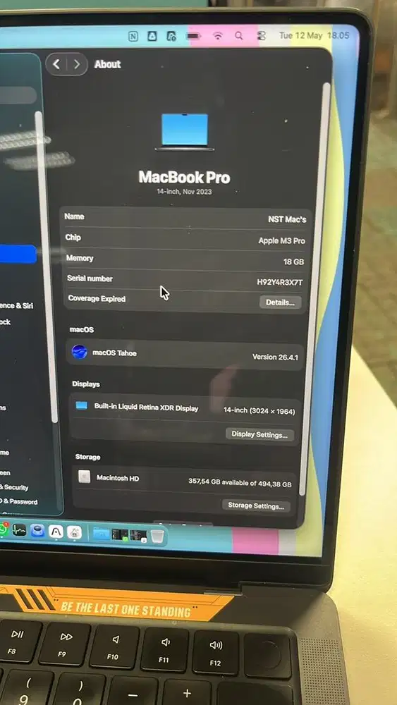 Macbook M3 Pro 18/512