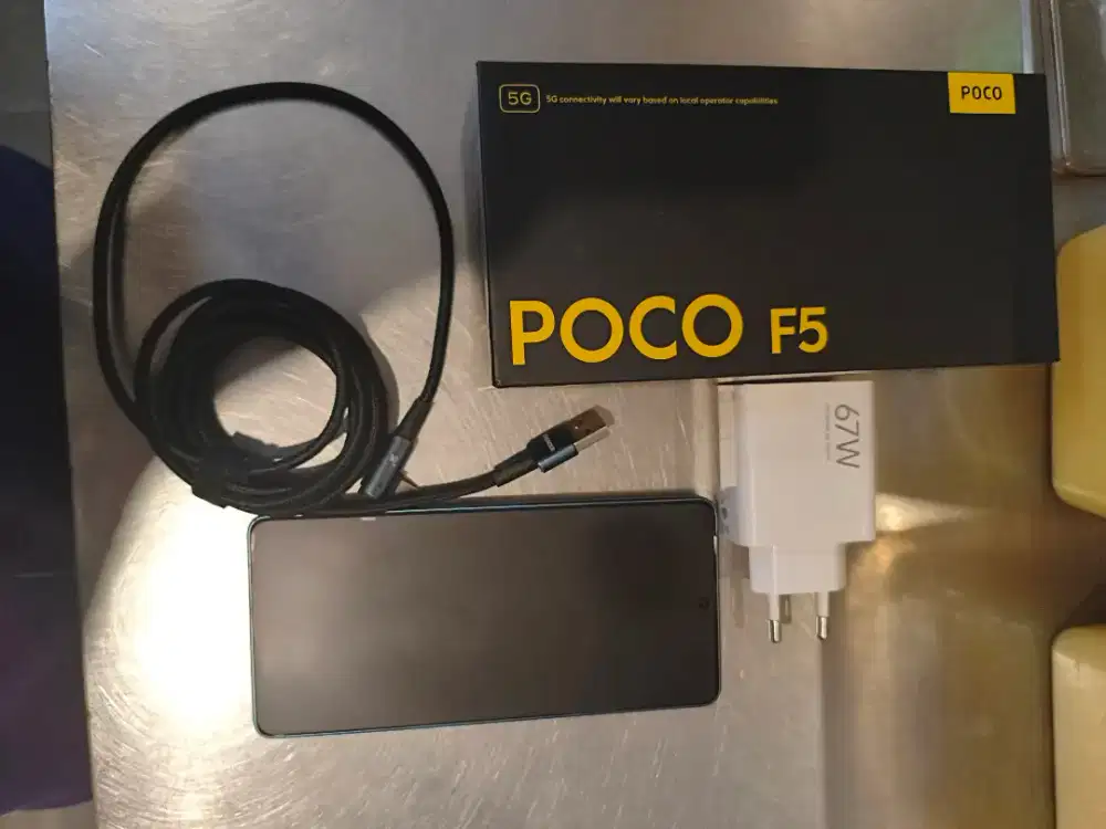 JUAL POCO F5 5G FULLSET 12/256