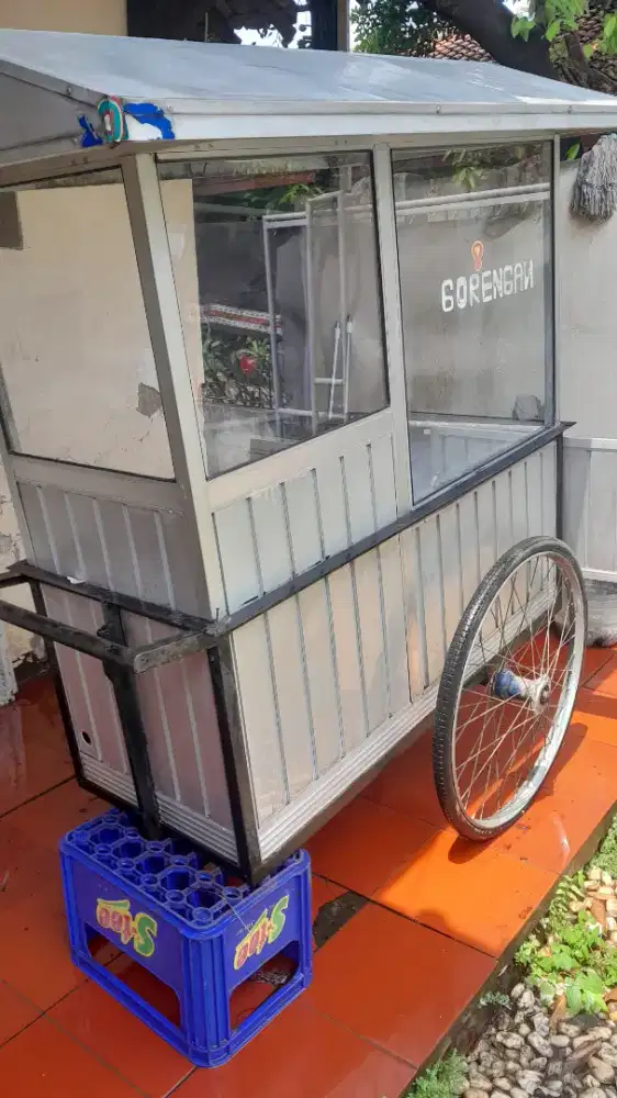 Gerobak Alumunium eks cilok