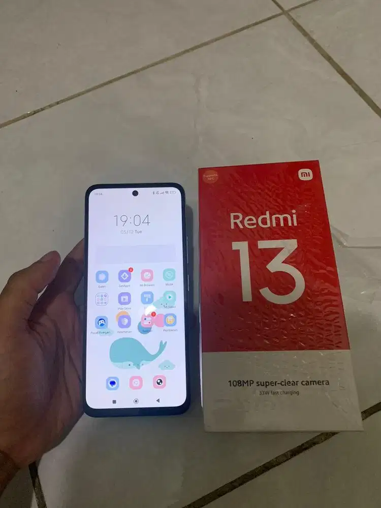 Redmi 13 8/256 NFC Fullset Mulus Jarang Dipakai