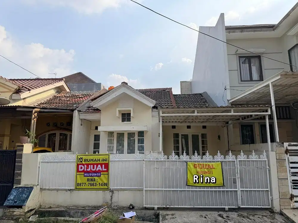 Jual rumah graha raya bintaro GR 38 No 3 Dekat Jalan Raya