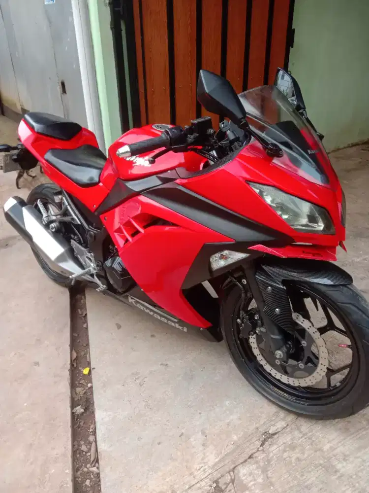 Ninja 250 fi 2015 merah komplit fulset