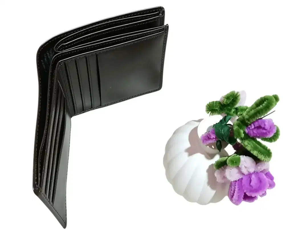 Dompet Pria Kulit Sapi Asli Premium Pullup model 3 dimensi