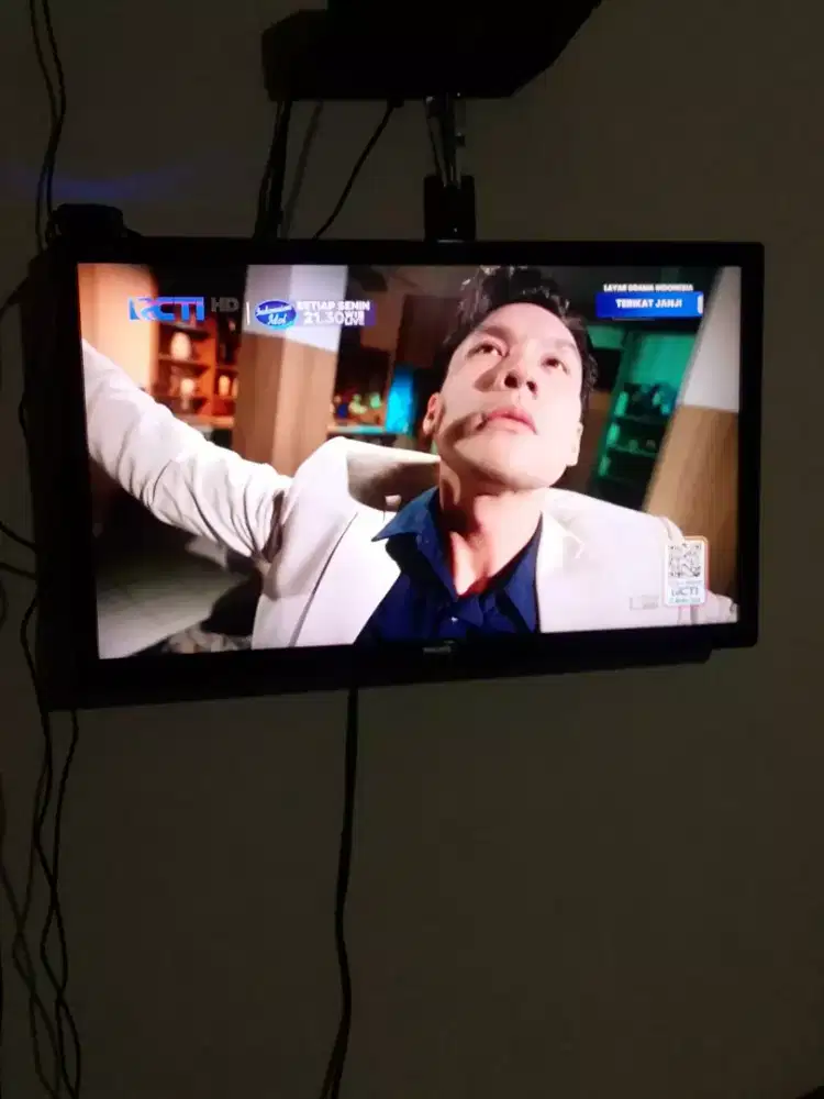 Tv led 28 inchi buka dos murah seperti baru